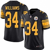Nike Men & Women & Youth Steelers 34 DeAngelo Williams Black Color Rush Limited Jersey,baseball caps,new era cap wholesale,wholesale hats